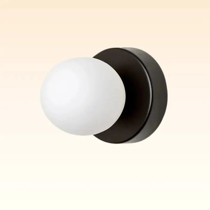 Arandela de Pared para Dormitorio Globo de Vidrio
