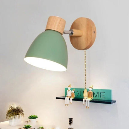 Arandela de Pared de Madera
