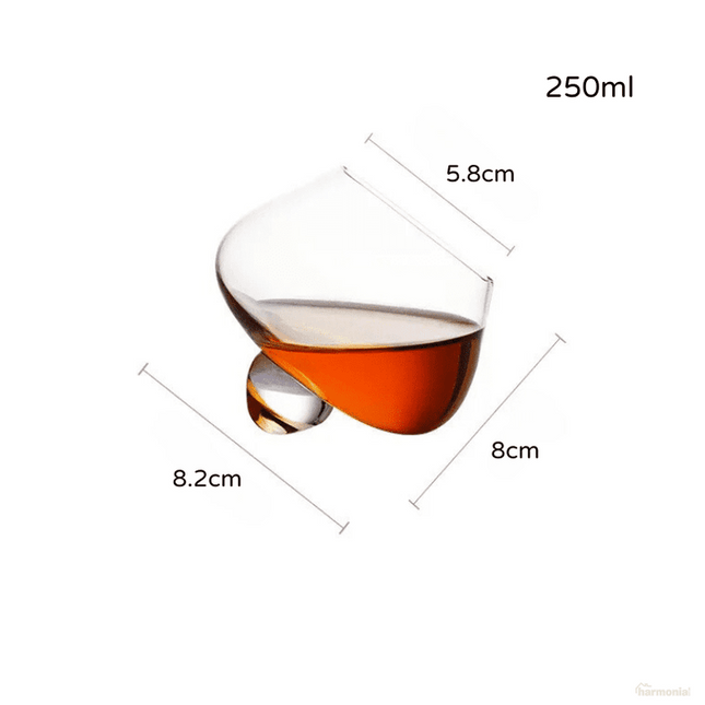Copa de Whisky Cristal Barriga Rotativa - Zenithi Hogar