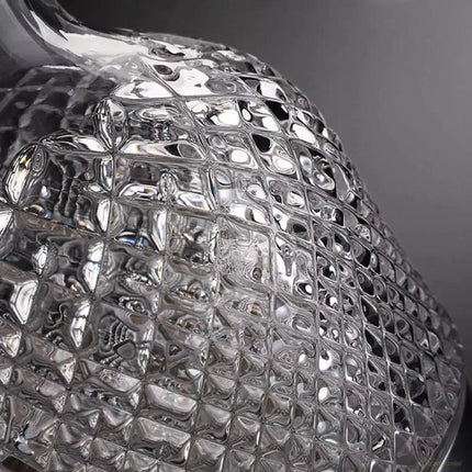 Decantador de vino recipiente de vidrio cristal decantador - Zenithi Hogar