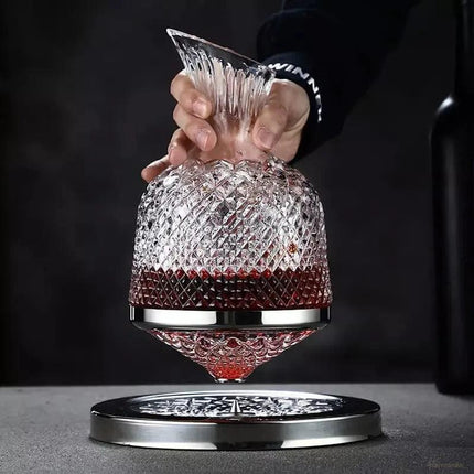 Decantador de vino recipiente de vidrio cristal decantador - Zenithi Hogar