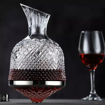 Decantador de vino recipiente de vidrio cristal decantador - Zenithi Hogar