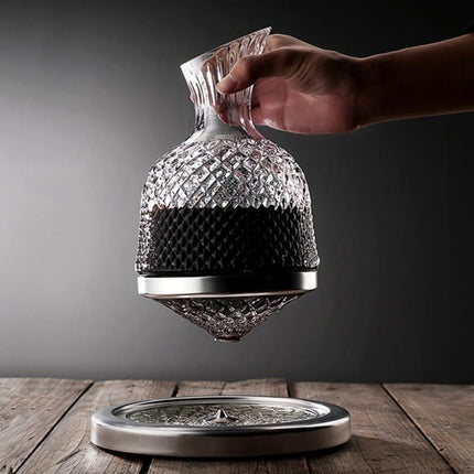 Decantador de vino recipiente de vidrio cristal decantador - Zenithi Hogar