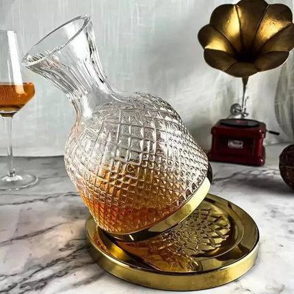 Decantador de vino recipiente de vidrio cristal decantador - Zenithi Hogar