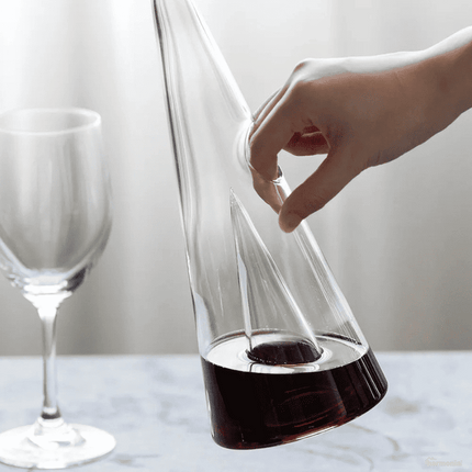 Decantador de Vino y Whisky Vidrio Pirámide - Zenithi Hogar
