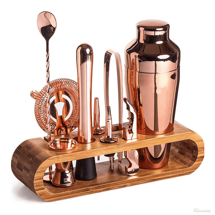 Kit Coctelera de Acero Inoxidable Drinks Cocktails - Zenithi Hogar