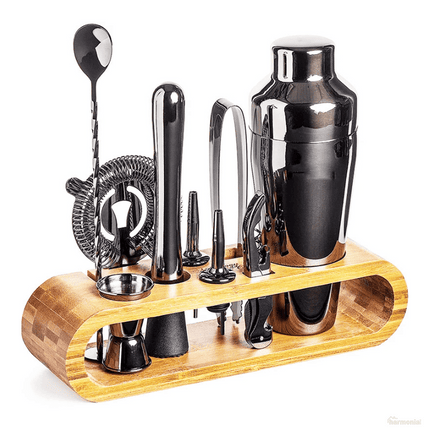 Kit Coctelera de Acero Inoxidable Drinks Cocktails - Zenithi Hogar