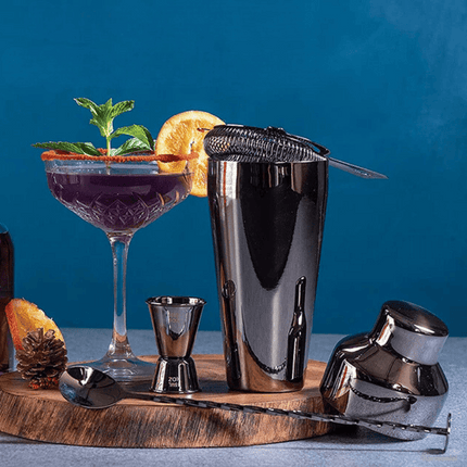 Kit Coctelera de Acero Inoxidable Drinks Cocktails - Zenithi Hogar