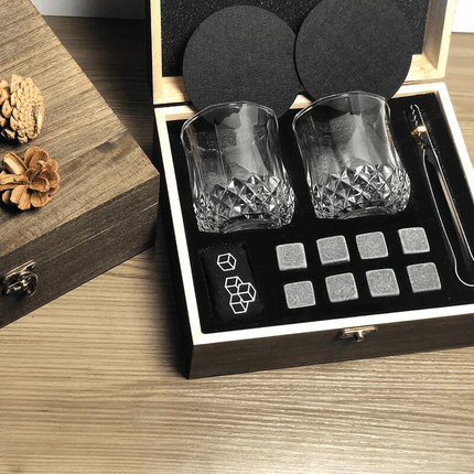 Kit Whisky Copas Cubo de Hielo Pinza -Zenithi Hogar