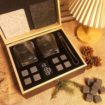 Kit Whisky Copas Cubo de Hielo Pinza -Zenithi Hogar
