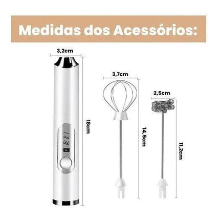Mixer 3 en 1 Batidor de Bebidas Portátil Eléctrico