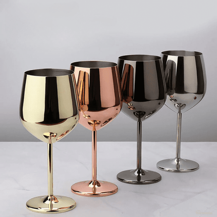Copa de Vino Colorida Inox irrompible - Zenithi Hogar