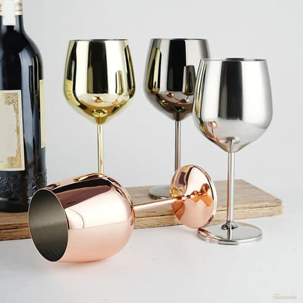 Copa de Vino Colorida Inox irrompible - Zenithi Hogar